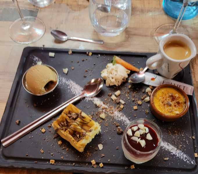 Assiette de desserts